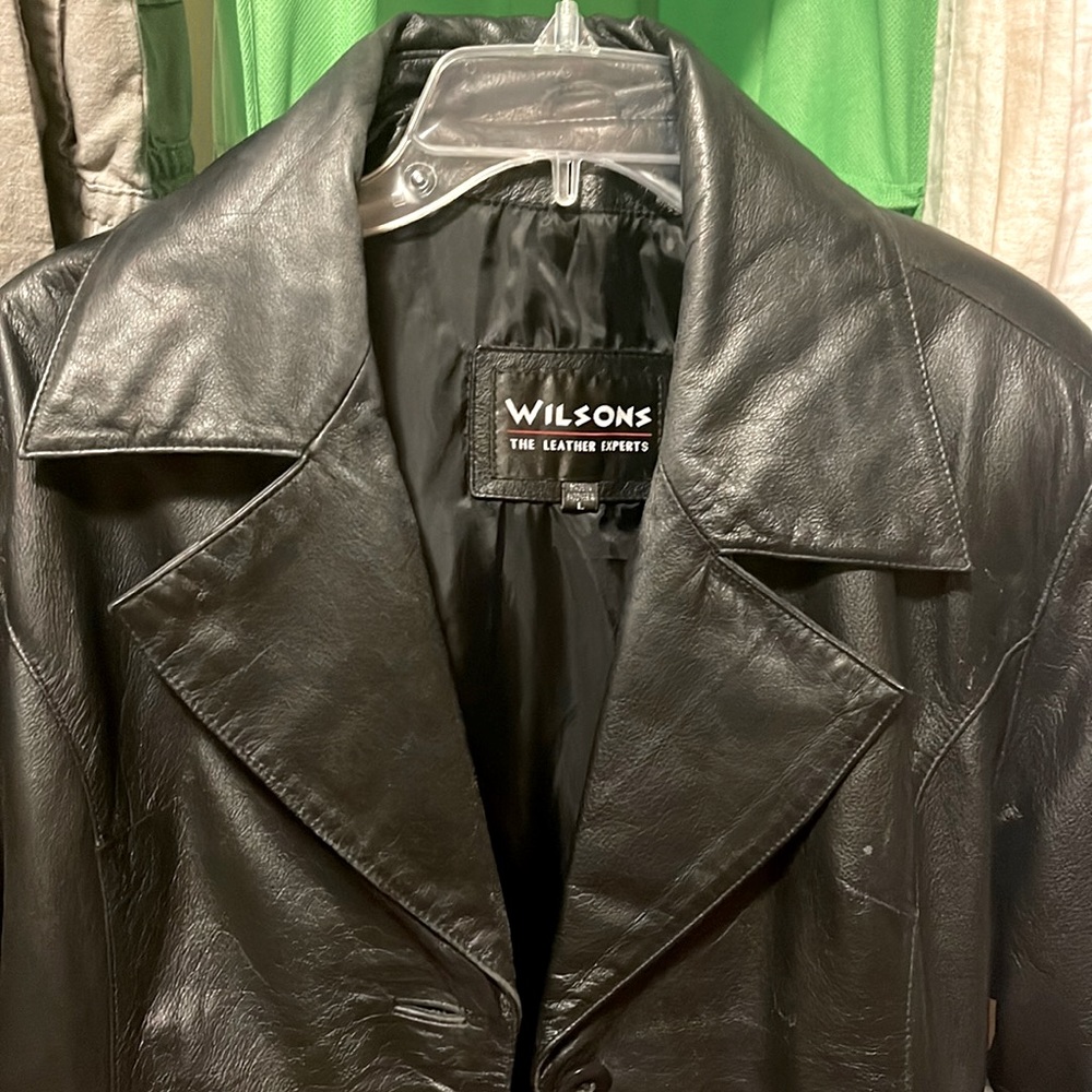 Black leather jacket perfect for any occasion!!! Get it now.